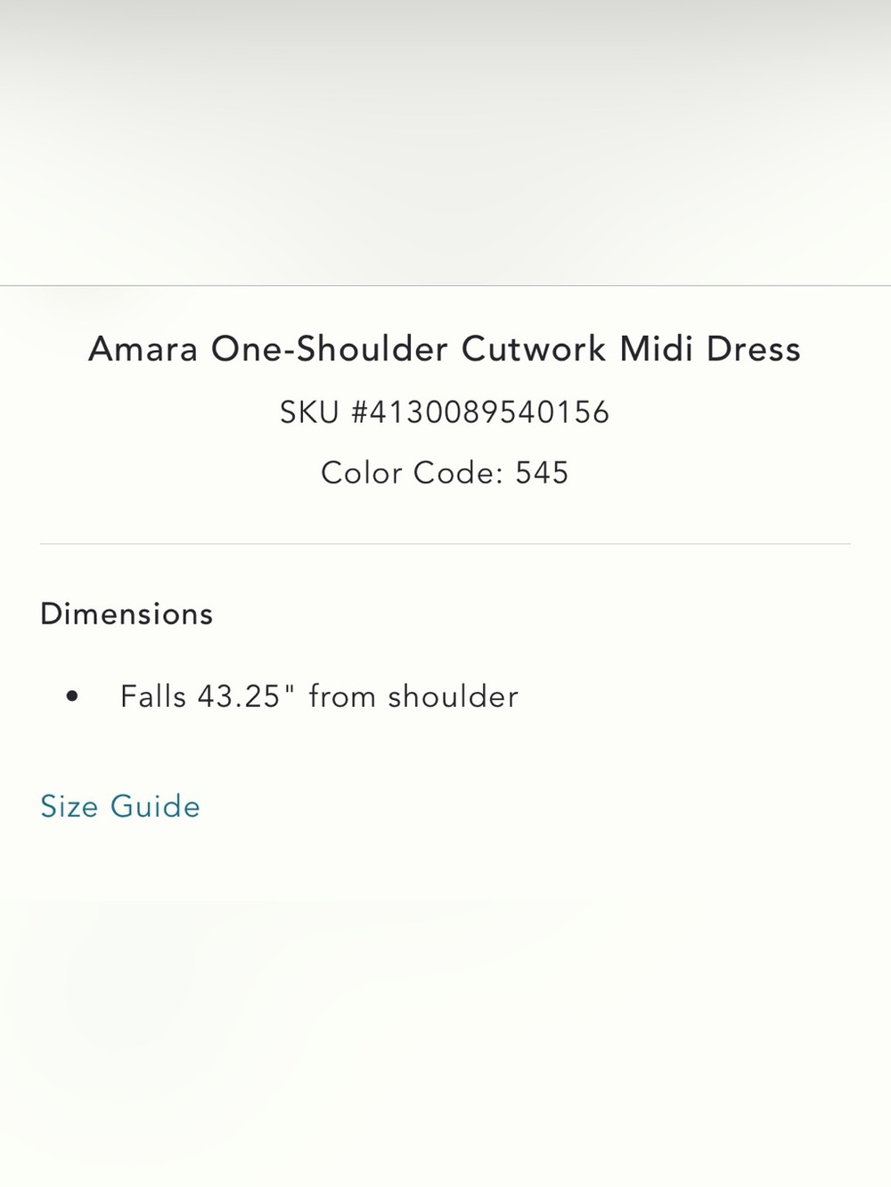 Anthropologie One-Shoulder Cutwork Dress - Picture 8 of 10